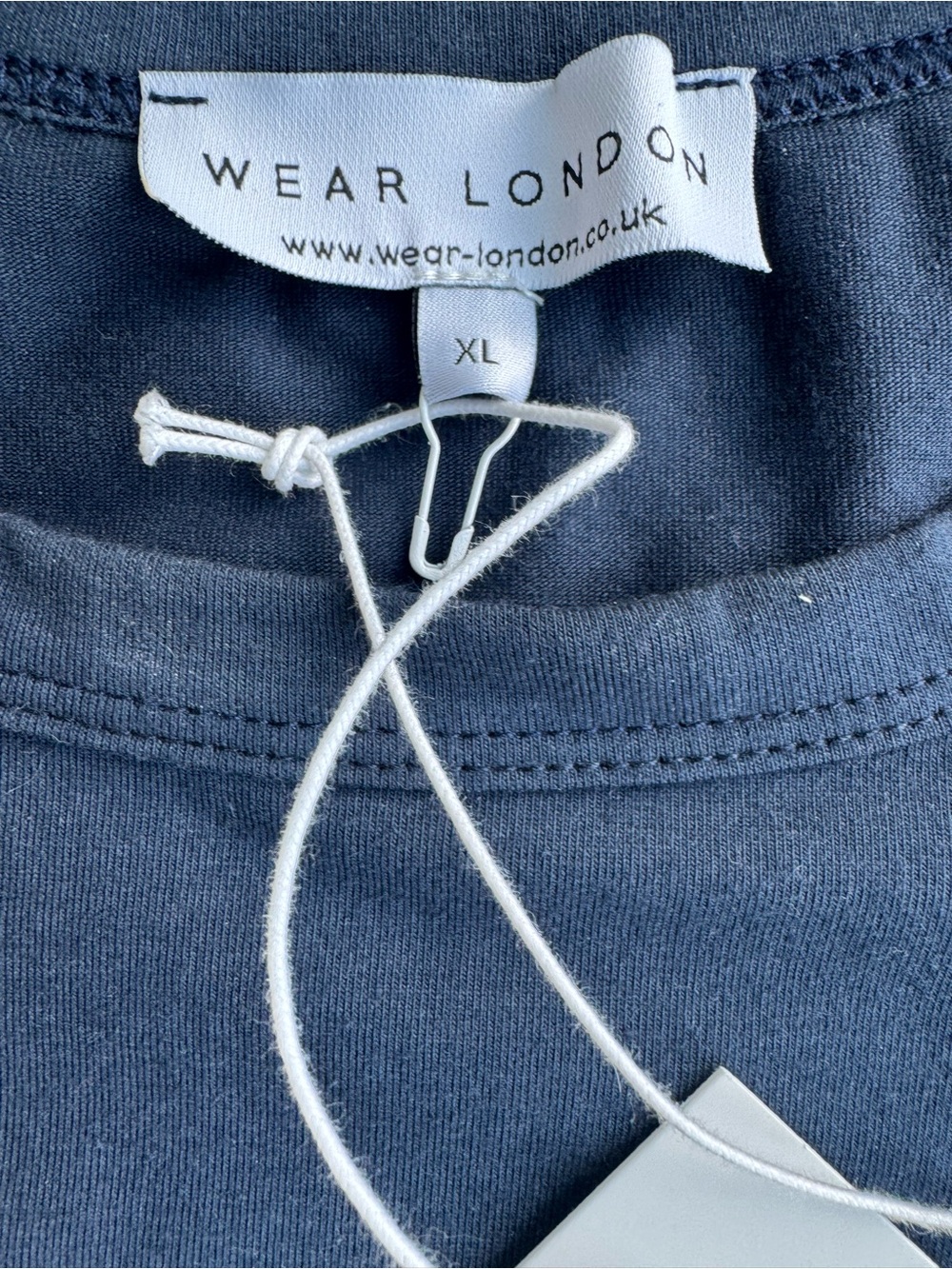 Wear London HOXTON RAGLAN SLEEVE FITTED Cotton Crewneck Tee NWT Minimalist XL - Picture 7 of 9